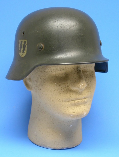 German SS WWII M40 Combat Helmet
