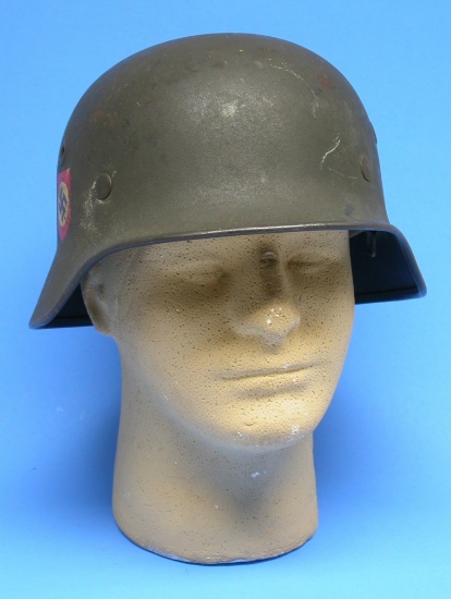 Nazi Germany WWII era Police German M40 Combat Helmet