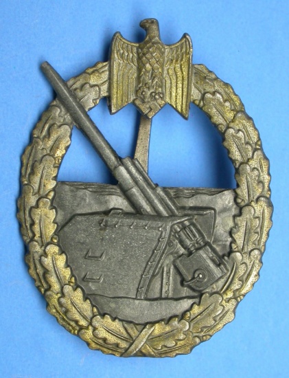 German Army WWII Coastal Artillery Badge