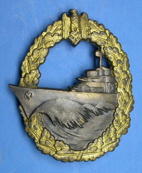 German Kriegsmarine WWII Destroyer Badge
