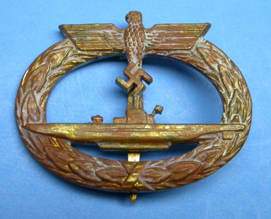 German Kriegsmarine WWII era U-Boat Badge