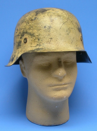 German Luftwaffe WWII era M42 Tropical Camouflage Helmet