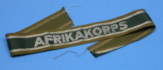 German Military WWII era Afrikakorps Cuff Title