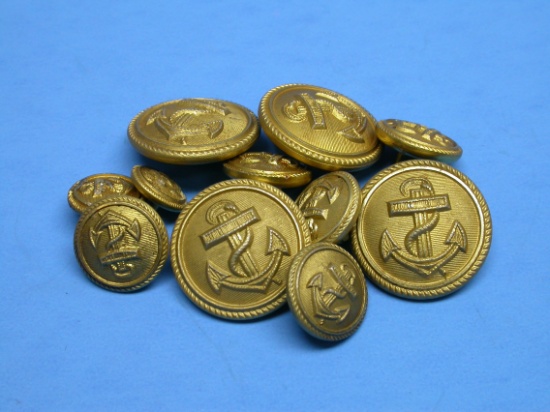Group Lot of German Kriegsmarine era Buttons