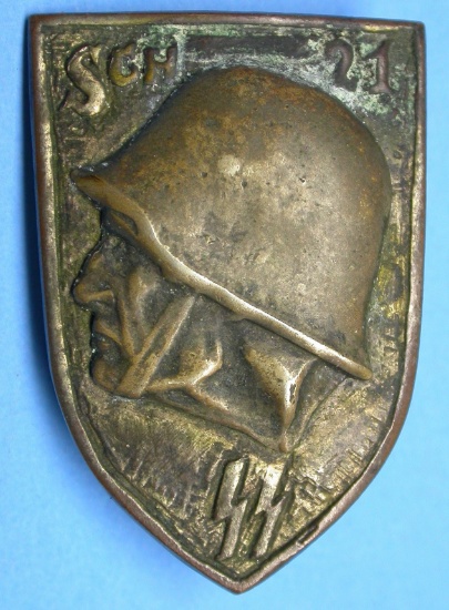 German SS WWII School 21 Badge