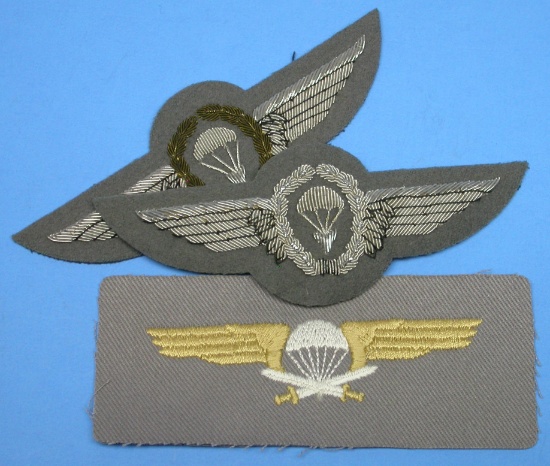 Two West German & one Finnish Airborne Patches