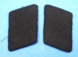 Nazi Germany World War II Issue SS Collar Tabs
