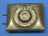 Nazi Germany World War II Issue SS Belt Buckle