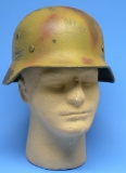 German Military WWII Issue M40 Camouflage Combat Helmet