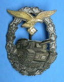 German Luftwaffe WWII Panzer Assault Badge
