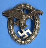 German Luftwaffe WWII Pilot/Observer Badge