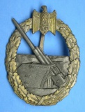 German Army WWII Coastal Artillery Badge