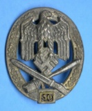 German Military WWII 50 General Assault Badge