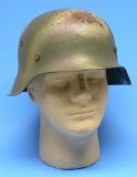 German Military WWII era M42 D-Day Hedgerow Camouflage Helmet