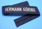 German Luftwaffe WWII era Hermann Goring Cuff Title