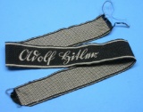 German SS WWII LS Adolf Hitler Cuff Title