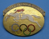 German Pre-WWII 1936 Equistrian Olympics Pin