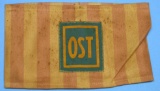 German WWII OST Ostarbeiter Worker Armband