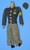 German WWII Concentration Camp KAPO Doll