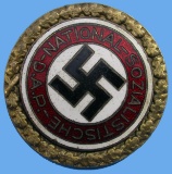 German Gold Nazi Party Member Pin