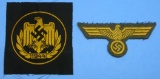 Two German Nazi WWI Patch and Breast Eagle