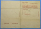 German Military WWII Post Card