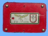 German Luftwaffe WWII FW-190 Equipment Plate