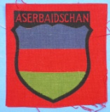 German SS WWII era Aserbaidschan Foreign Volunteer Patch
