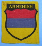 German SS WWII era Armenien Foreign Volunteer Patch