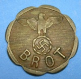 German WWII Bread (BROT) Token Coin