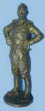 Fascist Italian WWII Mussolini Statue