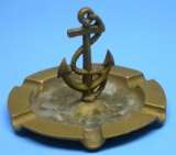 Brass WWII US Navy Ash Tray