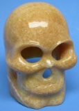 Nice Polished Carved Rock Skull