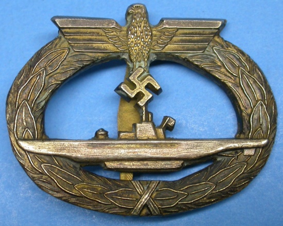 German Kriegsmarine WWII U-Boat Badge (A)