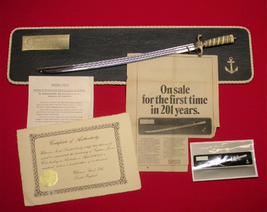 WILKINSON Commemorative Captain James Cook's Sword (LCC)