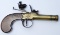 Belgian 18th Century 45 Caliber Flintlock Pistol- Antique - no FFL needed (GMQ 1)