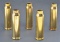 Five Like New 20mm Brass Cartridge Cases (RT)