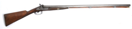 Antique Parker 12 Ga. Double-Barrel Percussion Shotgun - Antique - no FFL needed (KDW 1)