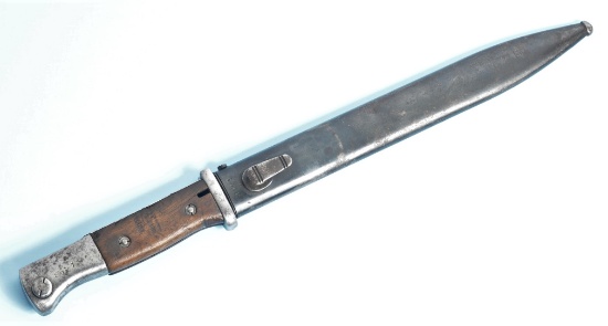 German Military WWII 98K Mauser Rifle Bayonet (A)