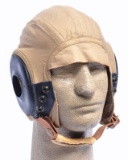 US Army Air Force WWII AN-H-15 Tropical Flight Helmet (MOS)