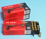 Three 50-round Boxes of Geco 40 S&W 180 Grain Ammunition (EWE)