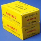 Two 60-Round Boxes of NORINCO 7.62X25mm Ammunition (MOS)