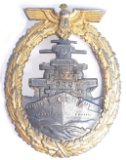 German Kriegsmarine WWII High-Seas Fleet Badge (JMT)