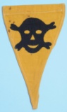 German Military WWII Mine Field Warning Flag (HRK)