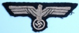 German Panzer WWII Bullion Breast Eagle (A)