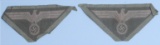 Two German Army WWII BEVO Breast Eagles (HRK)