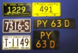 US Military Canal Zone/Germany License Plates (MOS)