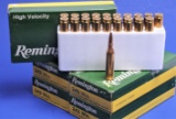 Five 20-Round Boxes of Remington .243 100 Gr SP Ammunition (H)