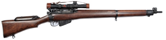 Super-Rare British Military #4 MK-I(T) Enfield Sniper Bolt-Action Rifle & Case - FFL# 322587 (RBX1)