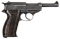 German Military WWII Walther P38 9MM Semi Auto Pistol.  FFL # 7922B  (LAM 1)